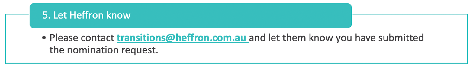 Heffron Client Agent Linking  Step 05